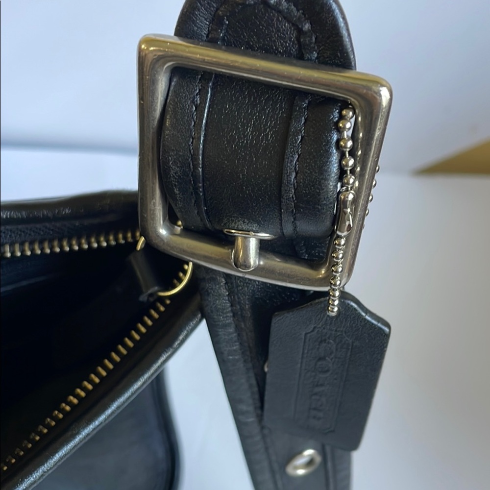 Coach 9966 Black Crossbody Bag Janice Legacy Bag with silver hardware - Picture 7 of 7